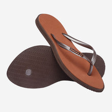 Afbeelding in Gallery-weergave laden, Havaianas slim point | dark brown