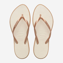 Afbeelding in Gallery-weergave laden, Havaianas slim point | gold beige