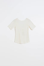 Afbeelding in Gallery-weergave laden, SLIM CIRCULAR JACQUARD T-SHIRT