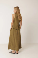 Afbeelding in Gallery-weergave laden, LONG LINEN SKIRT - falda