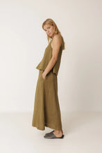 Afbeelding in Gallery-weergave laden, LONG LINEN SKIRT - falda