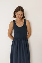 Afbeelding in Gallery-weergave laden, COMBINATION POPLIN DRESS - vestido