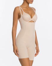 Afbeelding in Gallery-weergave laden, Thinsticts Open-Bust Mid-Thigh Bodysuit