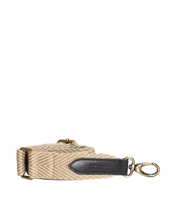 Afbeelding in Gallery-weergave laden, Webbing Strap herringbone/sand/black