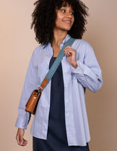 Afbeelding in Gallery-weergave laden, Webbing Strap jade/cognac