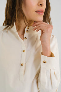 EMMA crema blouse