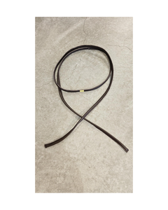 RIVER - belt - dark brown