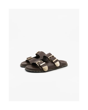 Afbeelding in Gallery-weergave laden, HIDRA dark brown sandal
