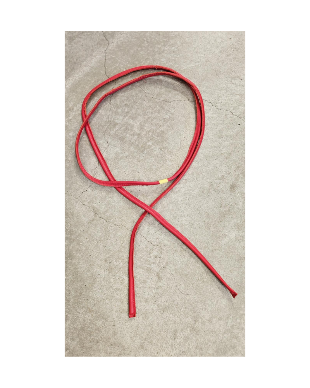 RIVER - belt - red