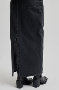 ANDORRA denim long skirt