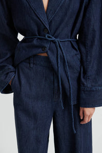 OLANE denim shirt blazer