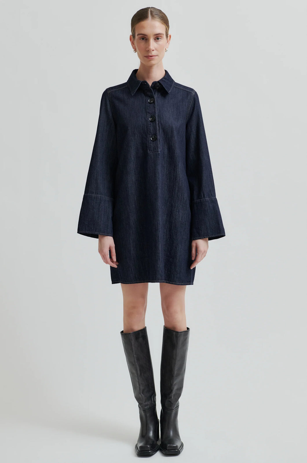DERA denim tunic dress