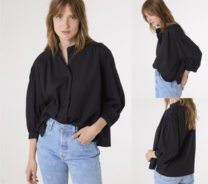 CARLA black blouse