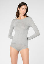 Afbeelding in Gallery-weergave laden, Perfect Line Cashmere - T-Shirt Long Sleeve grijs
