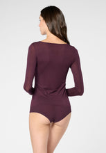 Afbeelding in Gallery-weergave laden, Perfect Line Cashmere - T-Shirt Long Sleeve paars
