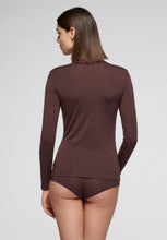 Afbeelding in Gallery-weergave laden, Perfect Line cashmere - Turtleneck Long sleeve | chocolate 3
