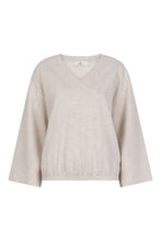 Afbeelding in Gallery-weergave laden, TIBERE V neck sweat long straight sleeves
