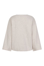 Afbeelding in Gallery-weergave laden, TIBERE V neck sweat long straight sleeves

