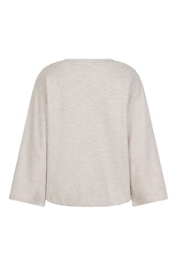 TIBERE V neck sweat long straight sleeves