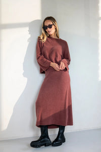 VINSZ fluffy knitted pullover