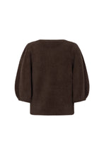 Afbeelding in Gallery-weergave laden, VIVANN Short balloon sleeve fluffy knitted top
