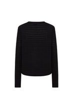 Afbeelding in Gallery-weergave laden, CIBRIS longsleeves striped tee black
