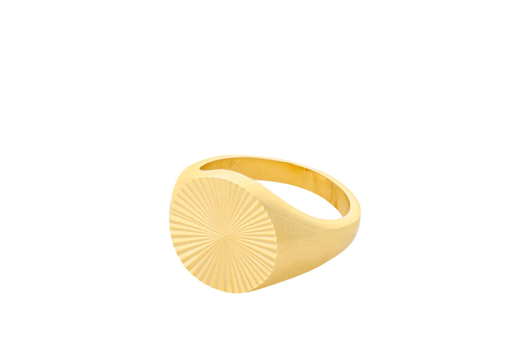 Ocean star signet ring