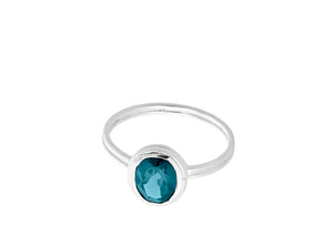 Hellir Blue Ice ring