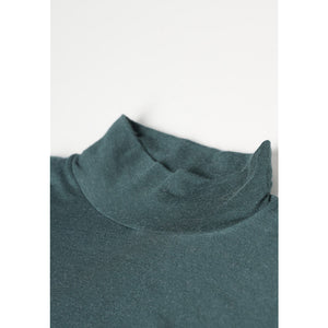 Perfect Line Cashmere - Turtle Neck Short Sleeve / forest