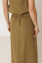 Afbeelding in Gallery-weergave laden, LONG LINEN SKIRT - falda
