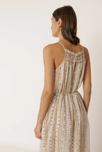 Afbeelding in Gallery-weergave laden, STAMP-PRINT HALTER DRESS - vestido
