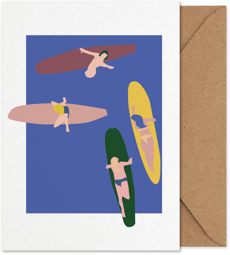 SURFERS - ART CARD