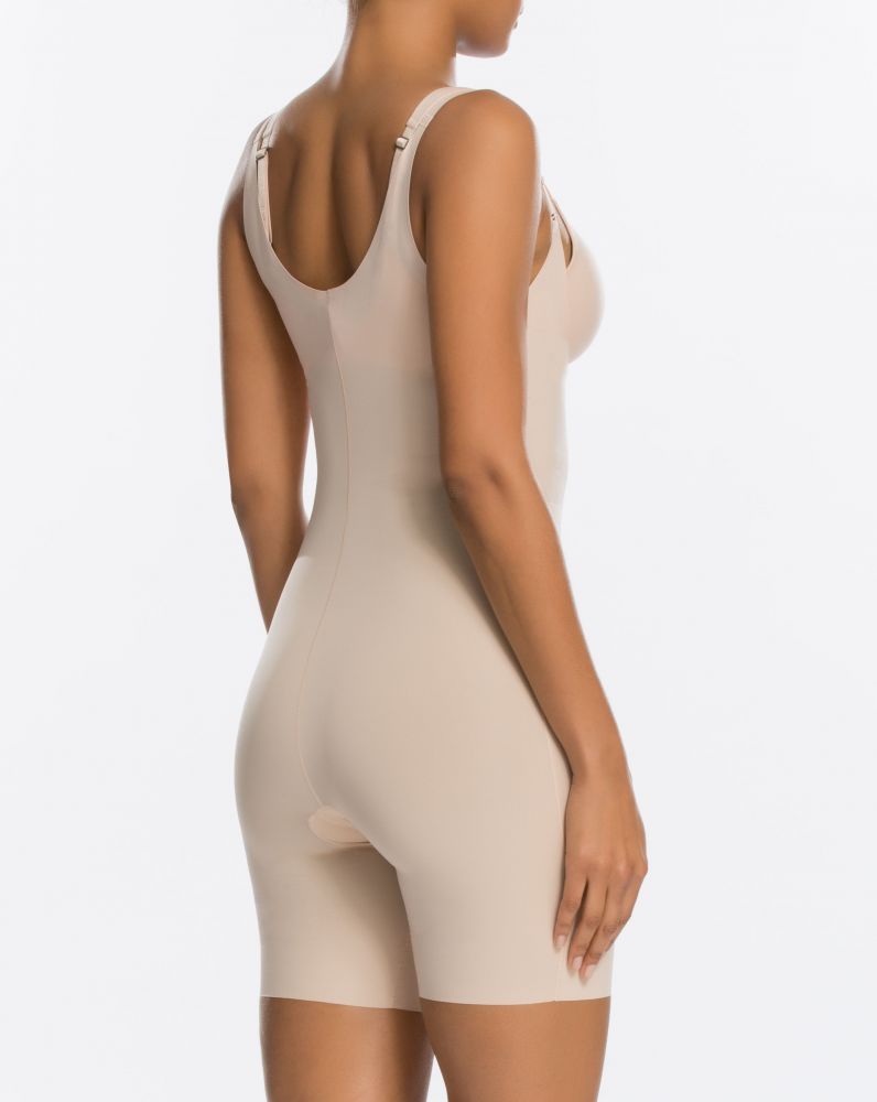 Thinsticts Open-Bust Mid-Thigh Bodysuit