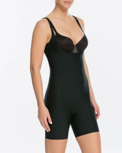 Thinsticts Open-Bust Mid-Thigh Bodysuit