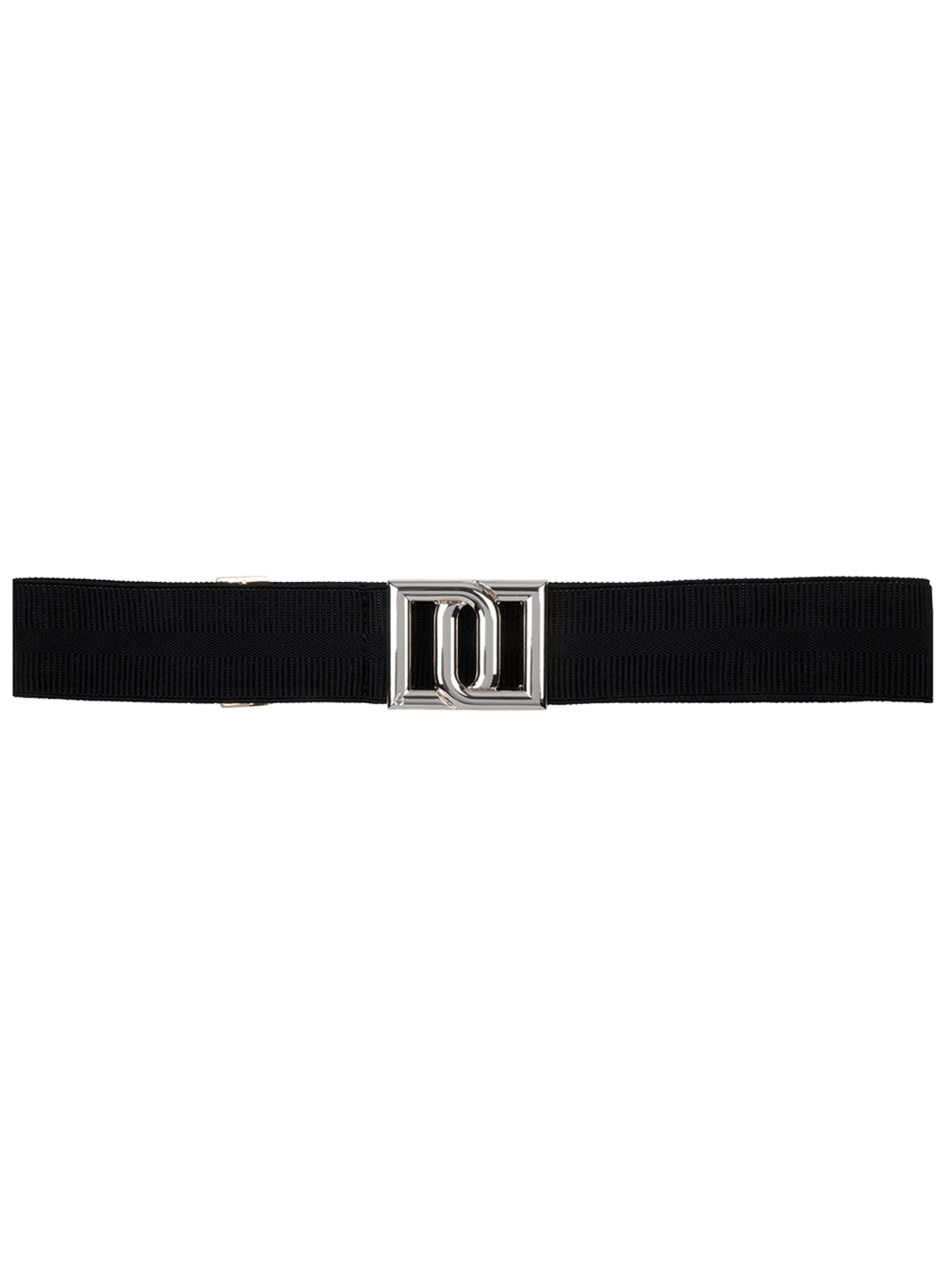 MONOGRAM belt black silver