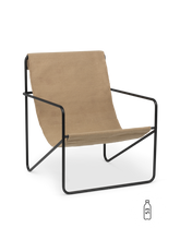 Afbeelding in Gallery-weergave laden, Desert Lounge Chair - Black/Sand
